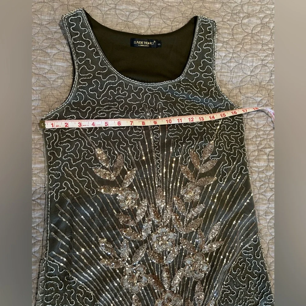 BABEYOND 1920s Style Flapper Dress
Beaded Great Gatsby Party Dress Size S - Picture 9 of 11